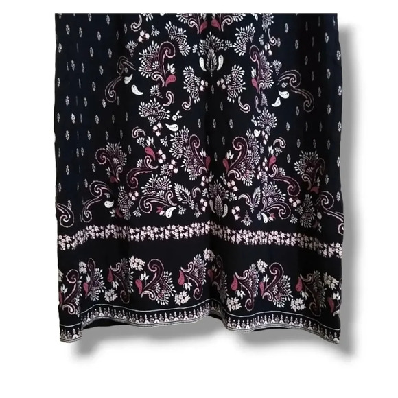 Abercrombie & Fitch women's multicolor paisley pattern short sleeve dress - xsp - Picture 3 of 9